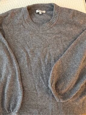 Madewell Women's Gray Crewneck Sweater